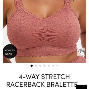 NWT - Torrid 4way Stretch Bralette. Double lined, great support.